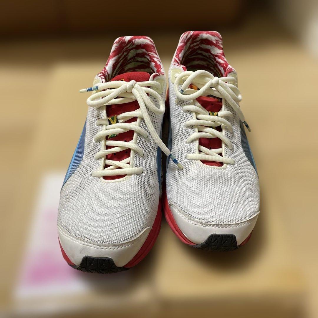 ウサイン・ボルト スパイクシューズ ホワイト/レッド/ブルー