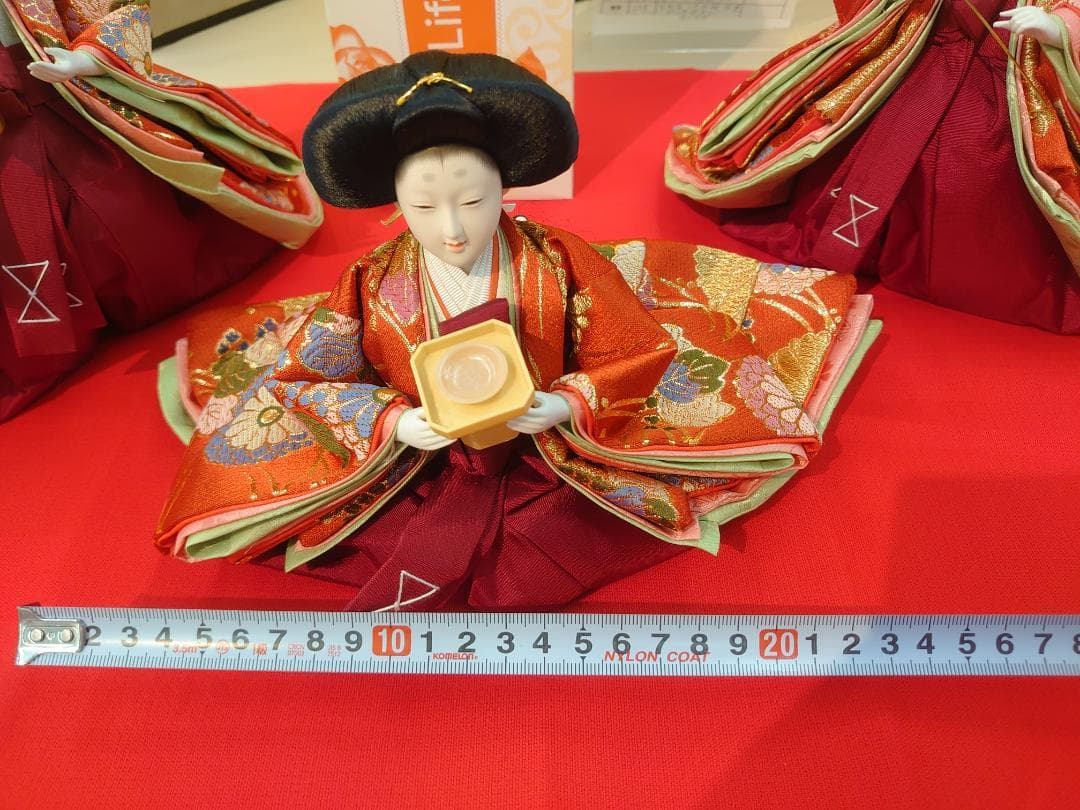 ●金襴衣装三人官女　●おひなさま　●お雛様