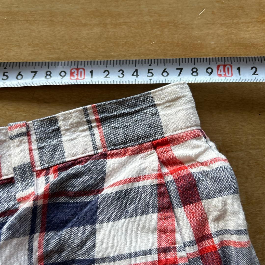 ビームスゴルフ★リネン100%★ハーフパンツ★ショートパンツ★麻★美品★44★夏