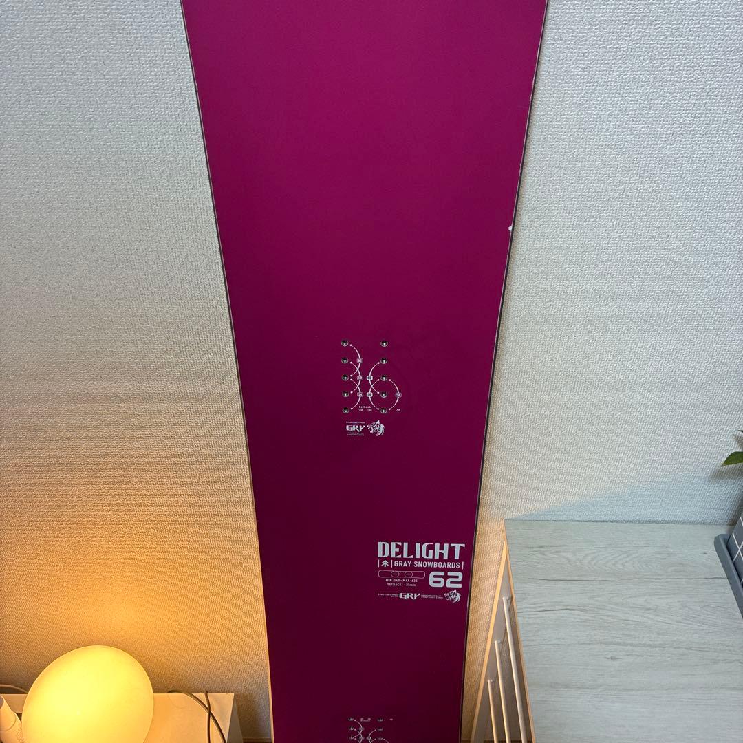 スノーボード GRAY BOARDS DELIGHT 62cm