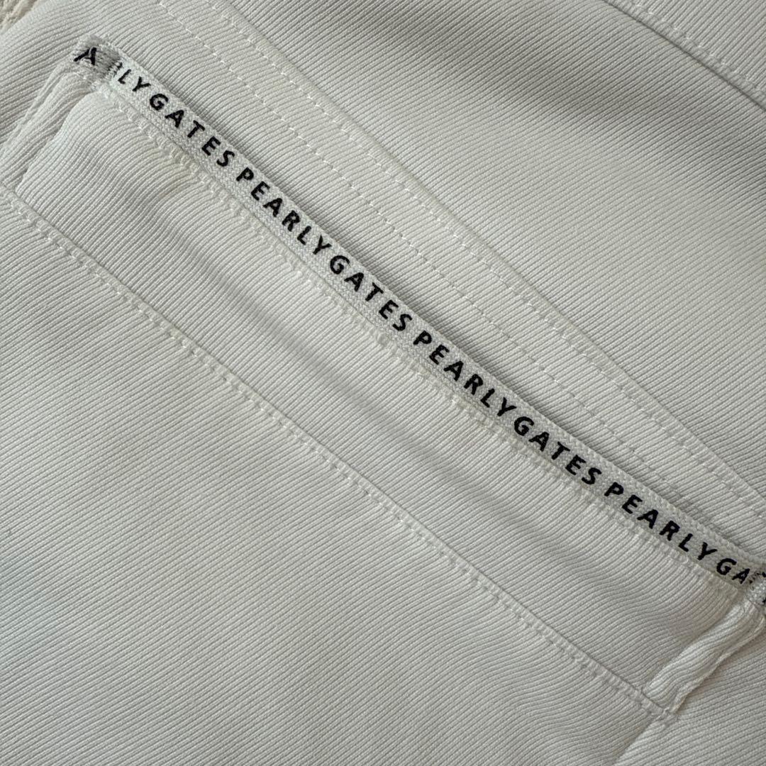 パーリーゲイツ　パンツ　白　ホワイト　4 M 秋冬　ストレッチ　美品