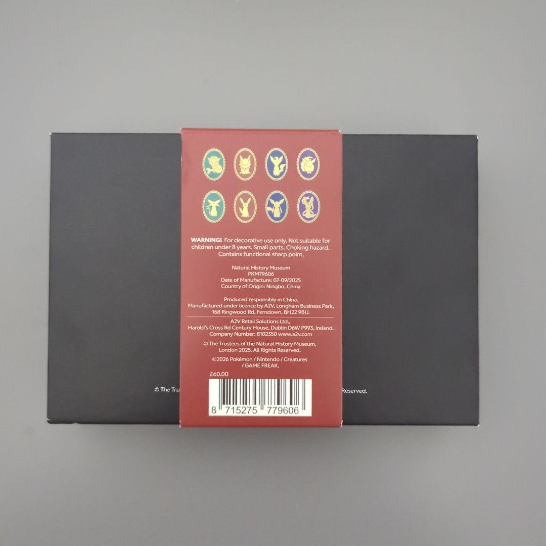 ポケモン ロンドン自然史博物館 コラボ ピンバッジセット イーブイ進化8種